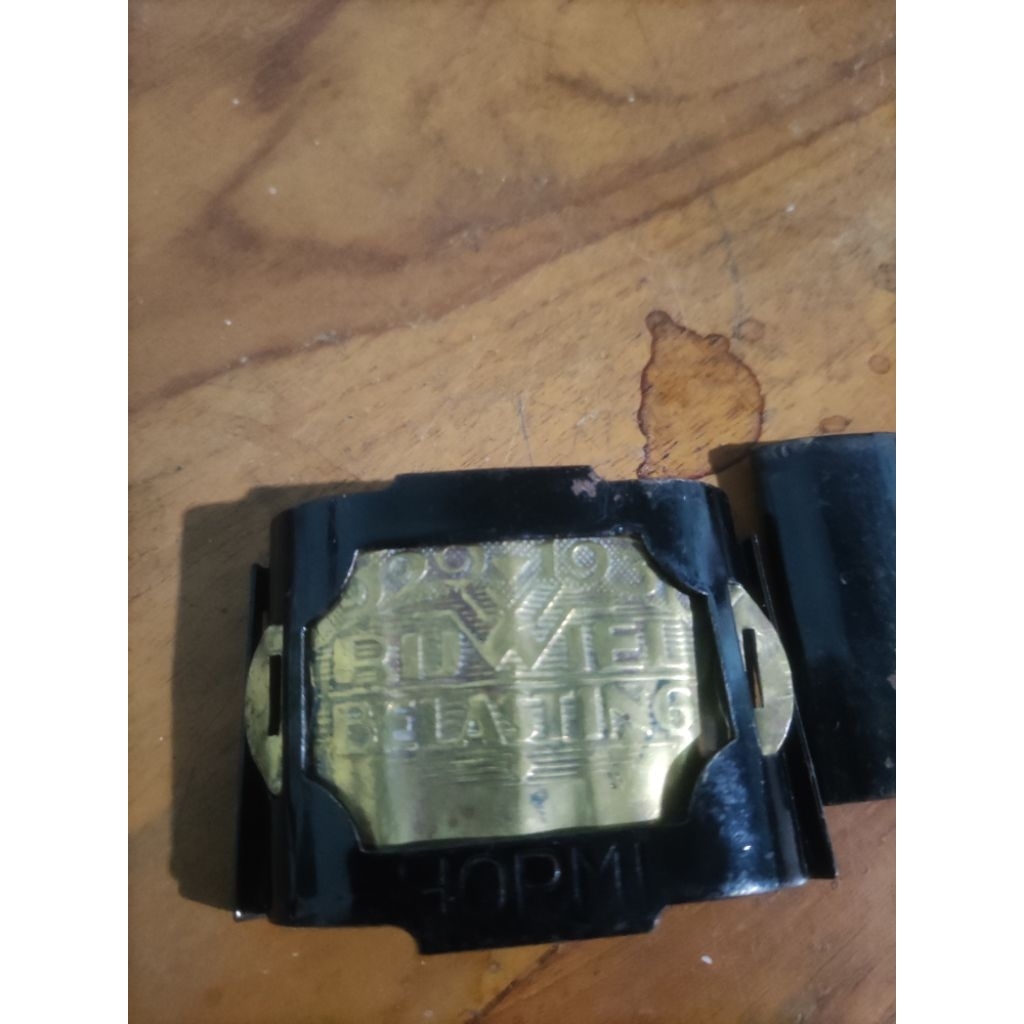 Emblem Pajak atau Rijwiel Belasting Platjes Tahun 1929 1930 Holder HOPMI NOS
