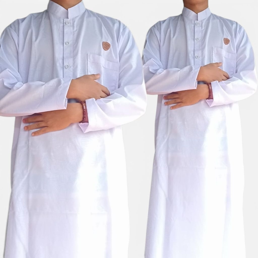 JUBAH COWOK premium Embos Sultan Terbaru Polos Elegan /Jubah Pria Sultan Embos