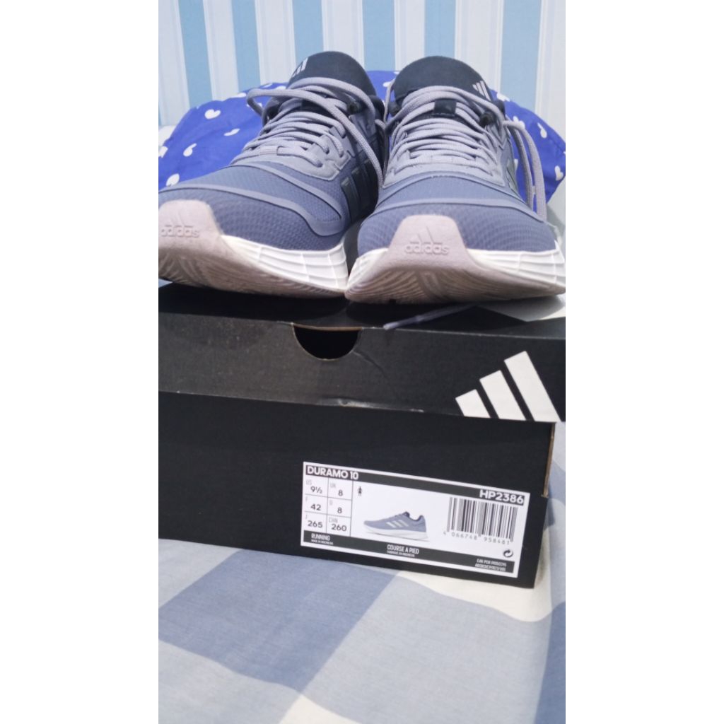 [OBRAL] adidas Running Duramo 10 Shoes Women Purple HP2386 second ORIGINAL