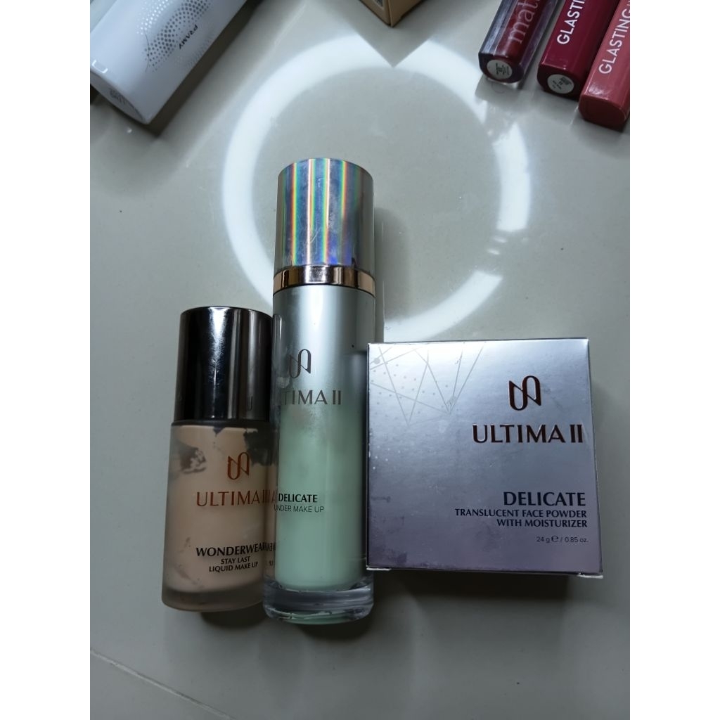 ULTIMA II PRIMER DELICATE HIJAU | STAY LAST LUQUID 05 BEIGE Preloved