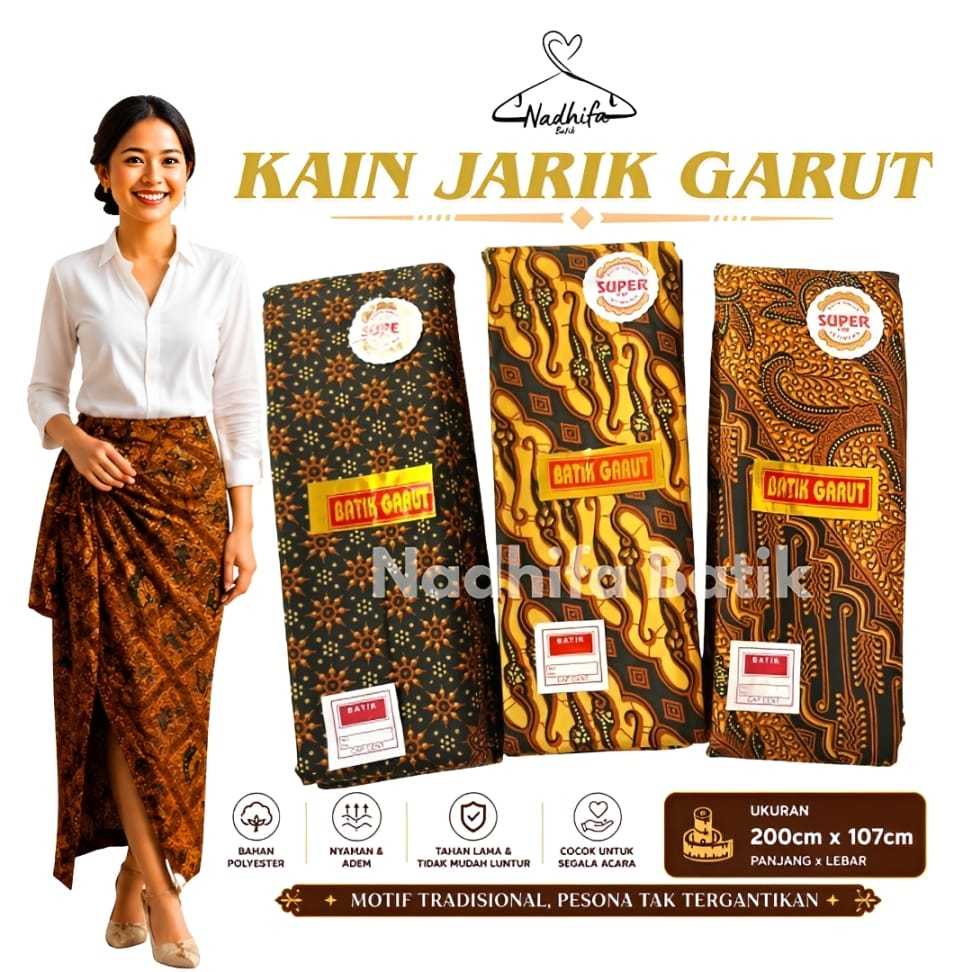 Nadhifa Batik - Kain Jarik Batik Garut Katun 200 x107 cm | Jarik Melahirkan, Kain Samping Kebaya, Cu