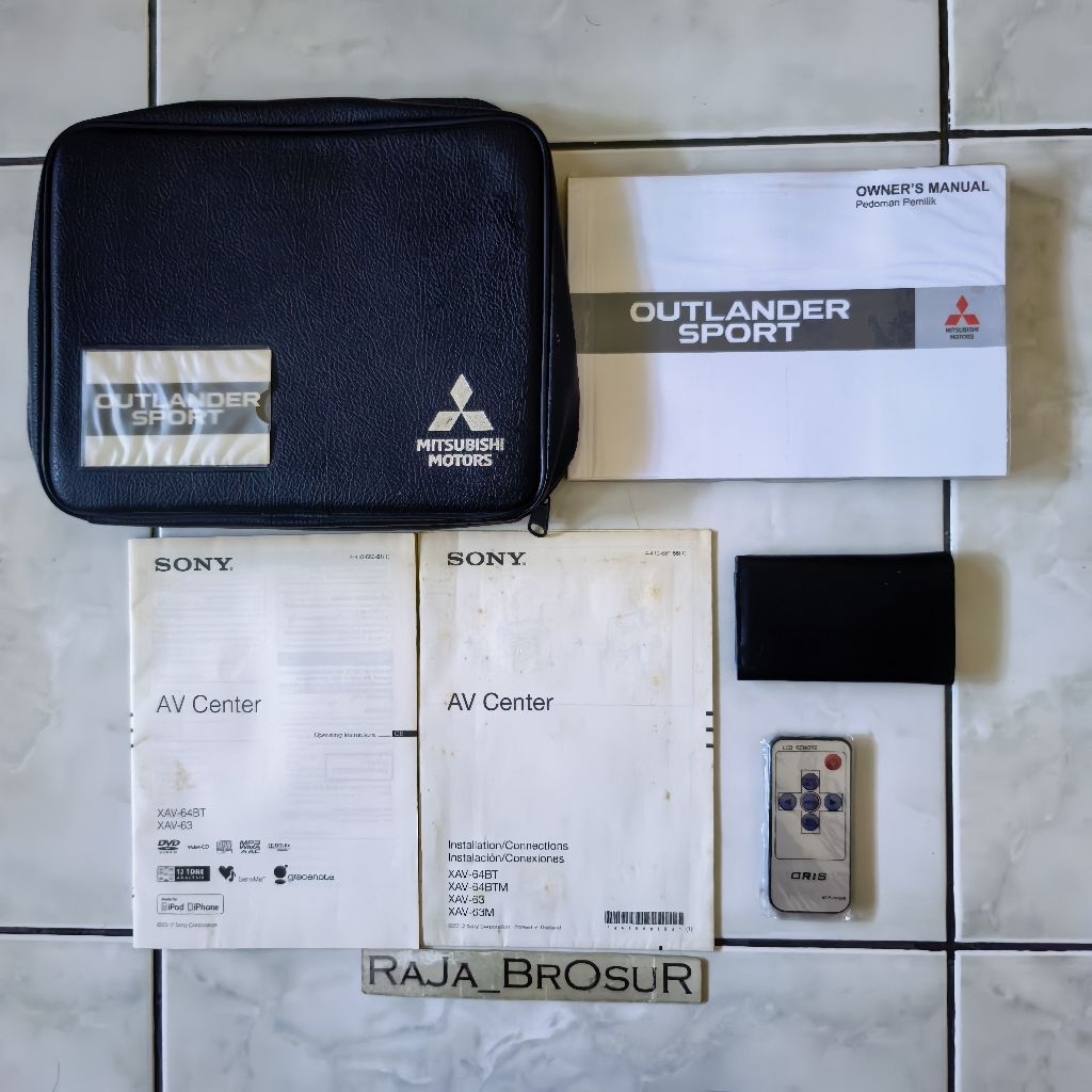 Owners Manual book Buku pedoman Pemilik Mitsubishi Outlander Sport 2012-2016 Free tas ORI Original 1