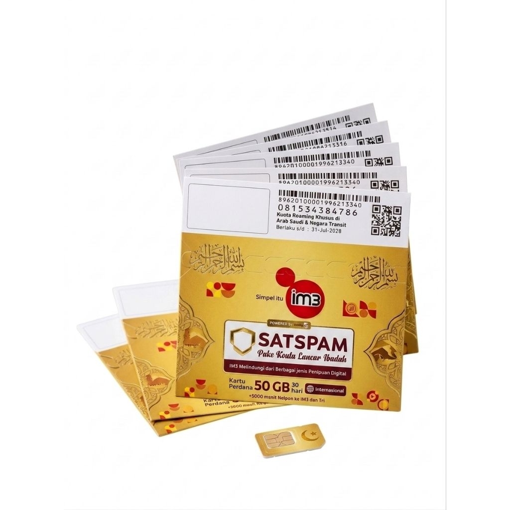 PAKET INJECK HAJI DAN UMROH INDOSAT IM3 25 GB 45 HARI