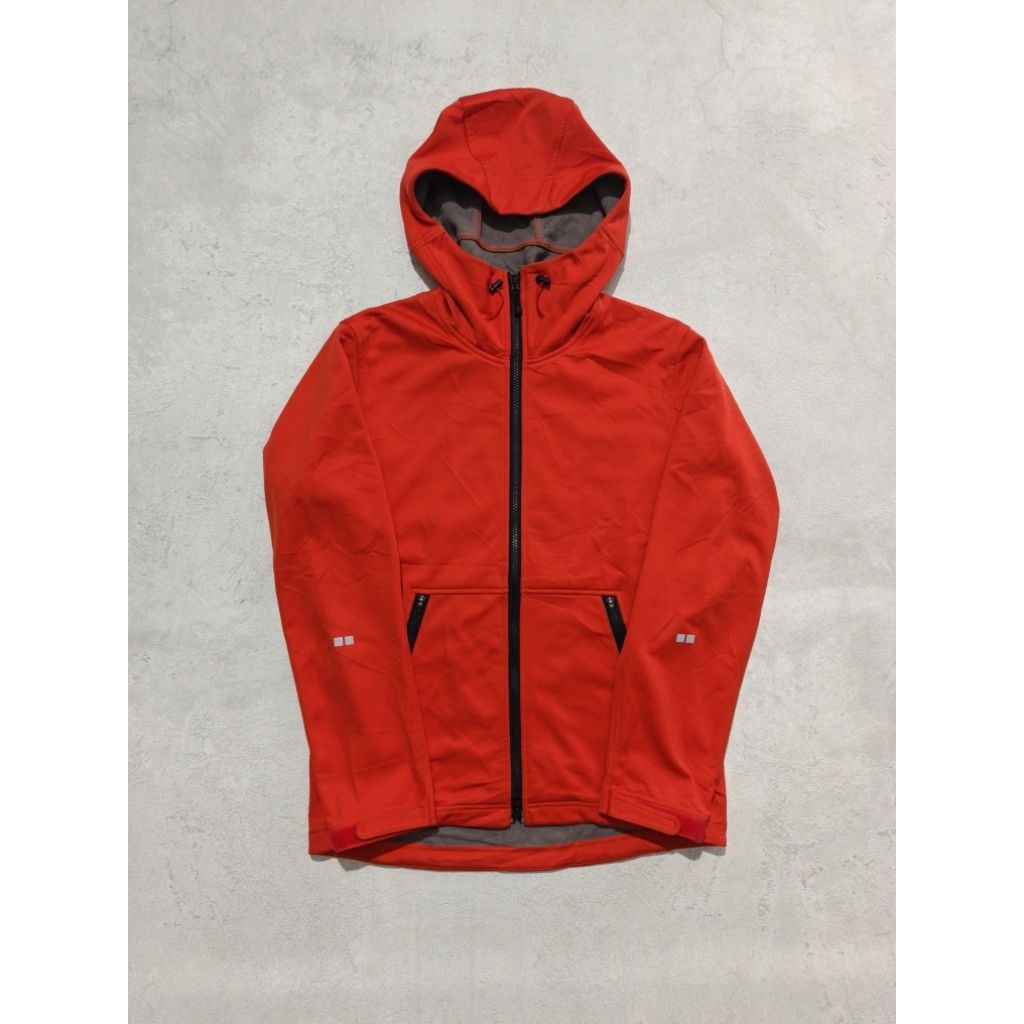 Uniqlo Softshell Jacket Olive Orange