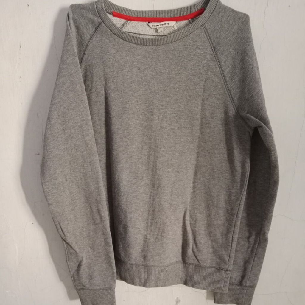 Preloved~Crewneck Polham T-shirt Grey