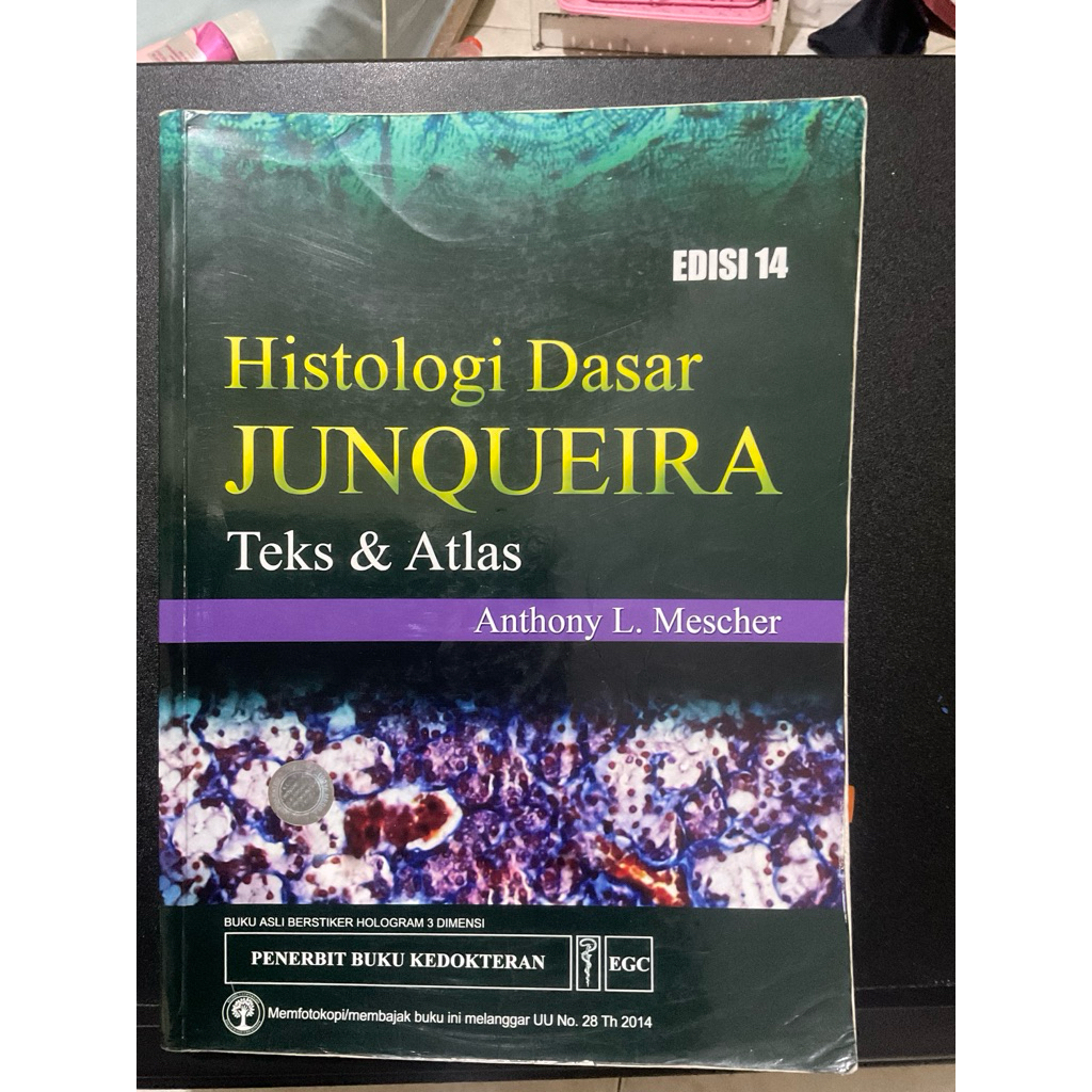 [PRELOVED] Histologi Dasar Junqueira Edisi 14 (bahasa indonesia)