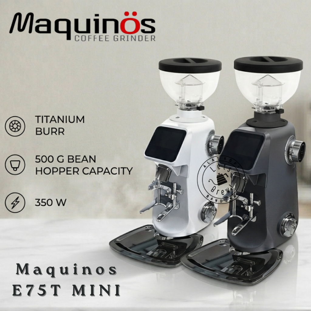 Coffee Grinder E75T Mini Burr Titanium | Alat Penggiling Kopi Espresso