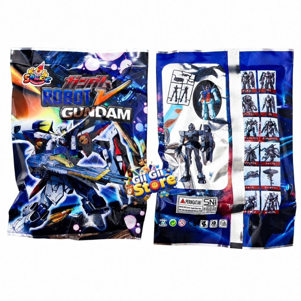 BP Robot Gundam Bongkar Pasang Rakit Robot Isi 20 Pcs Sankie