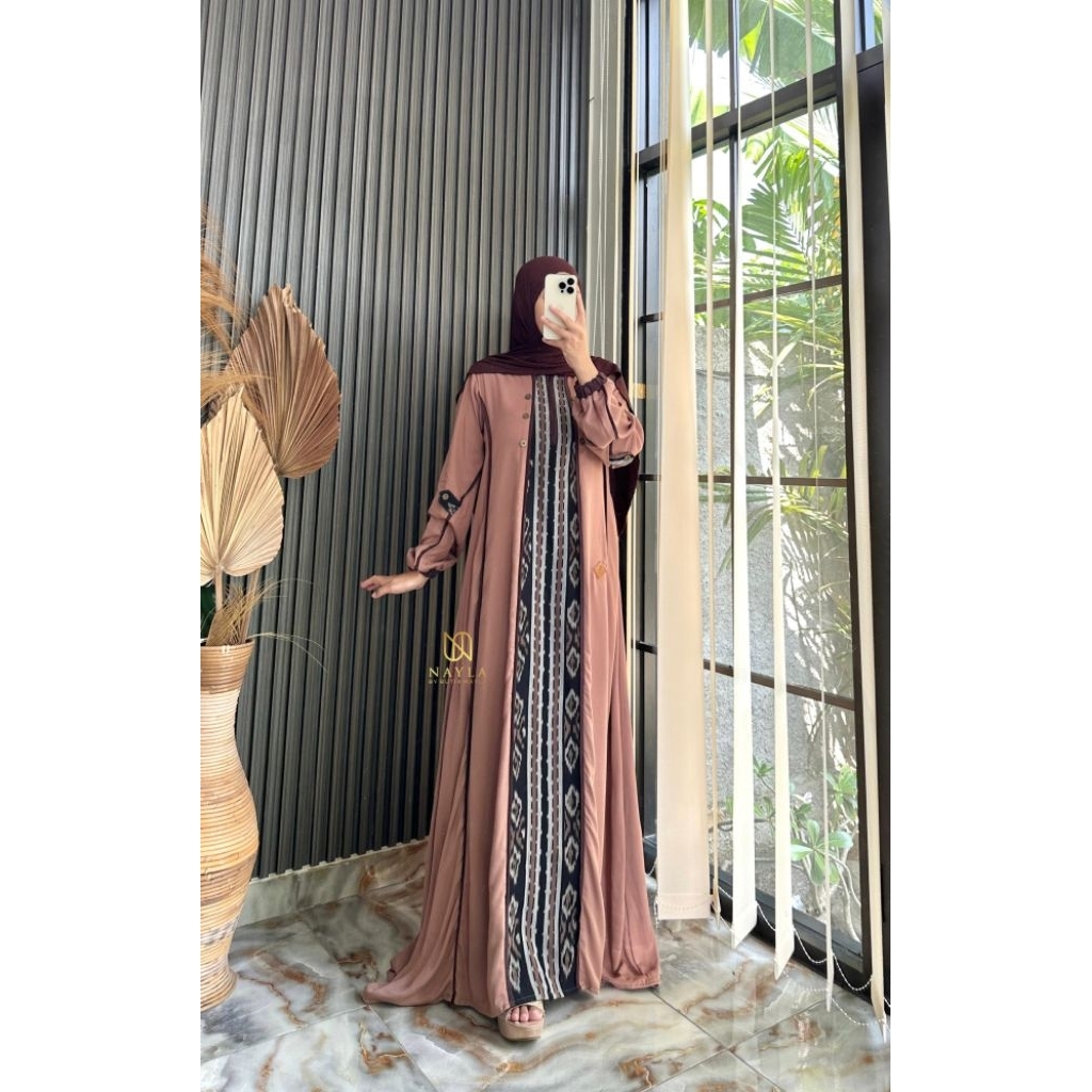 NEW DRES TWIL UNIQLO MIX TROSO ORI BY BUTIK NAYLA