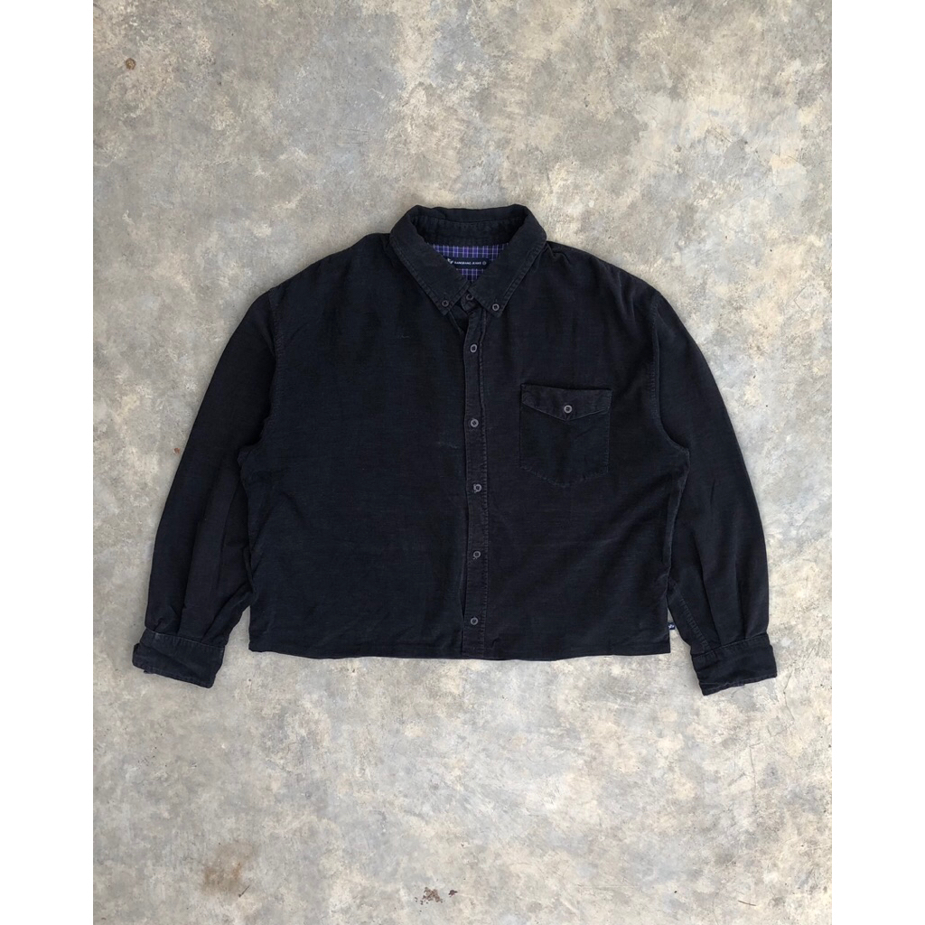 Kemeja Corduroy BangBang Jeans Boxy Oversize Black