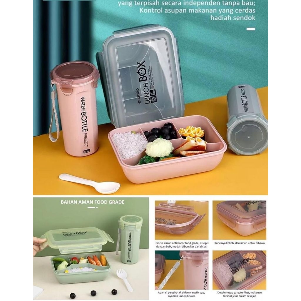 LUNCH BOX SET FREE SENDOK