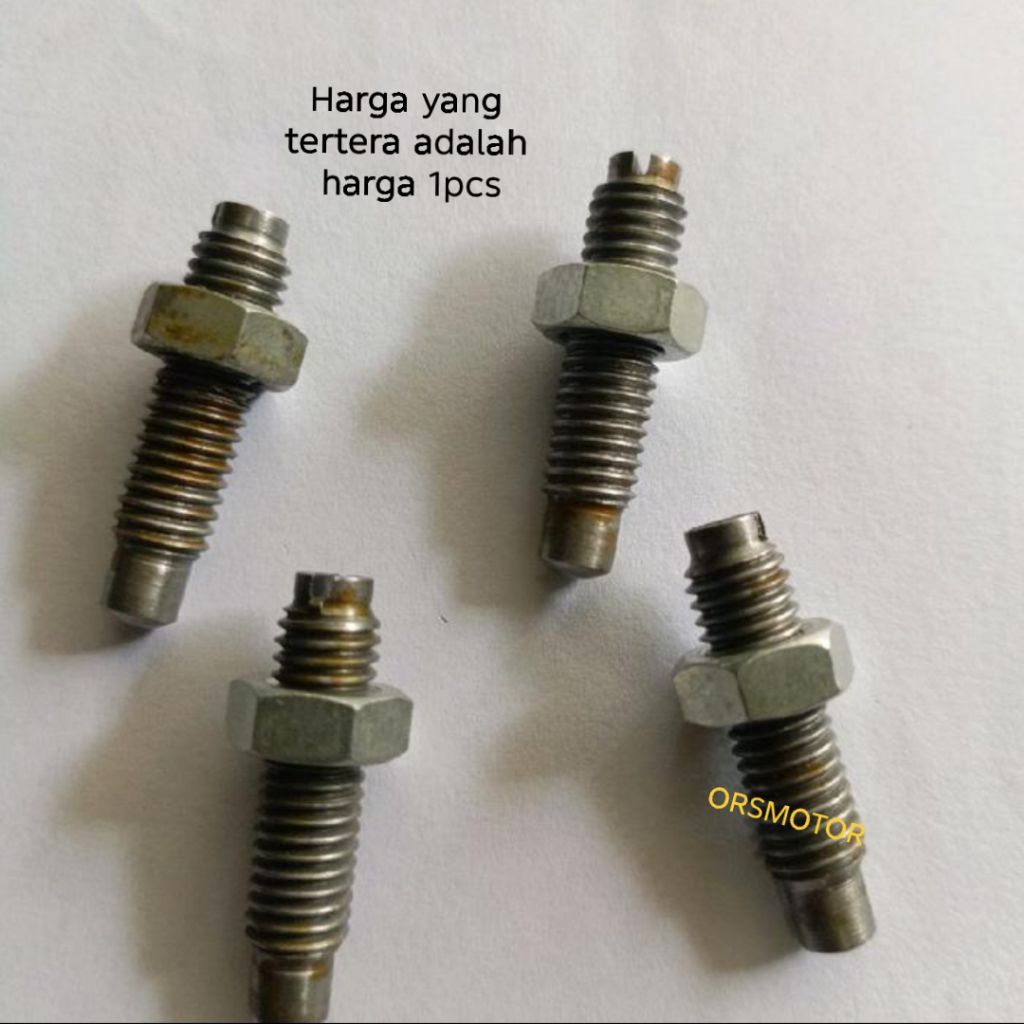 Baut Stelan Klep (Baja) Mitshubishi PS100 / 120 Umplung / Ragasa / PS Canter