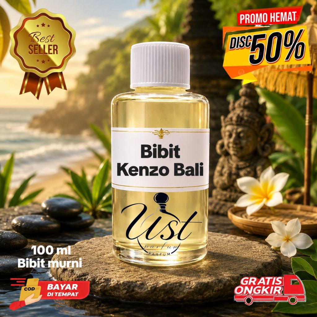BIBIT PARFUM MURNI AROMA KENZO BALI UKURAN 100 ML (TANPA CAMPURAN)