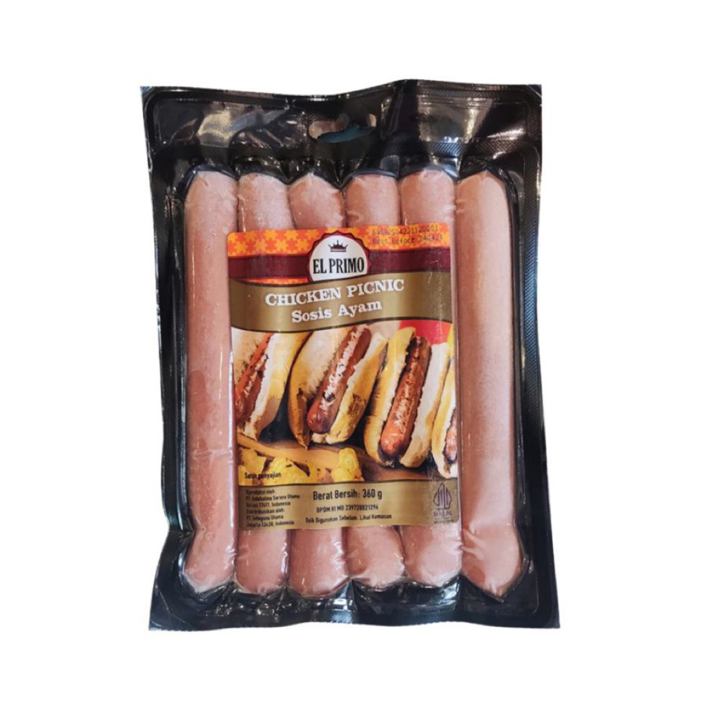 El Primo Chicken Sausage 360gr/El Primo Sosis Ayam 360gr