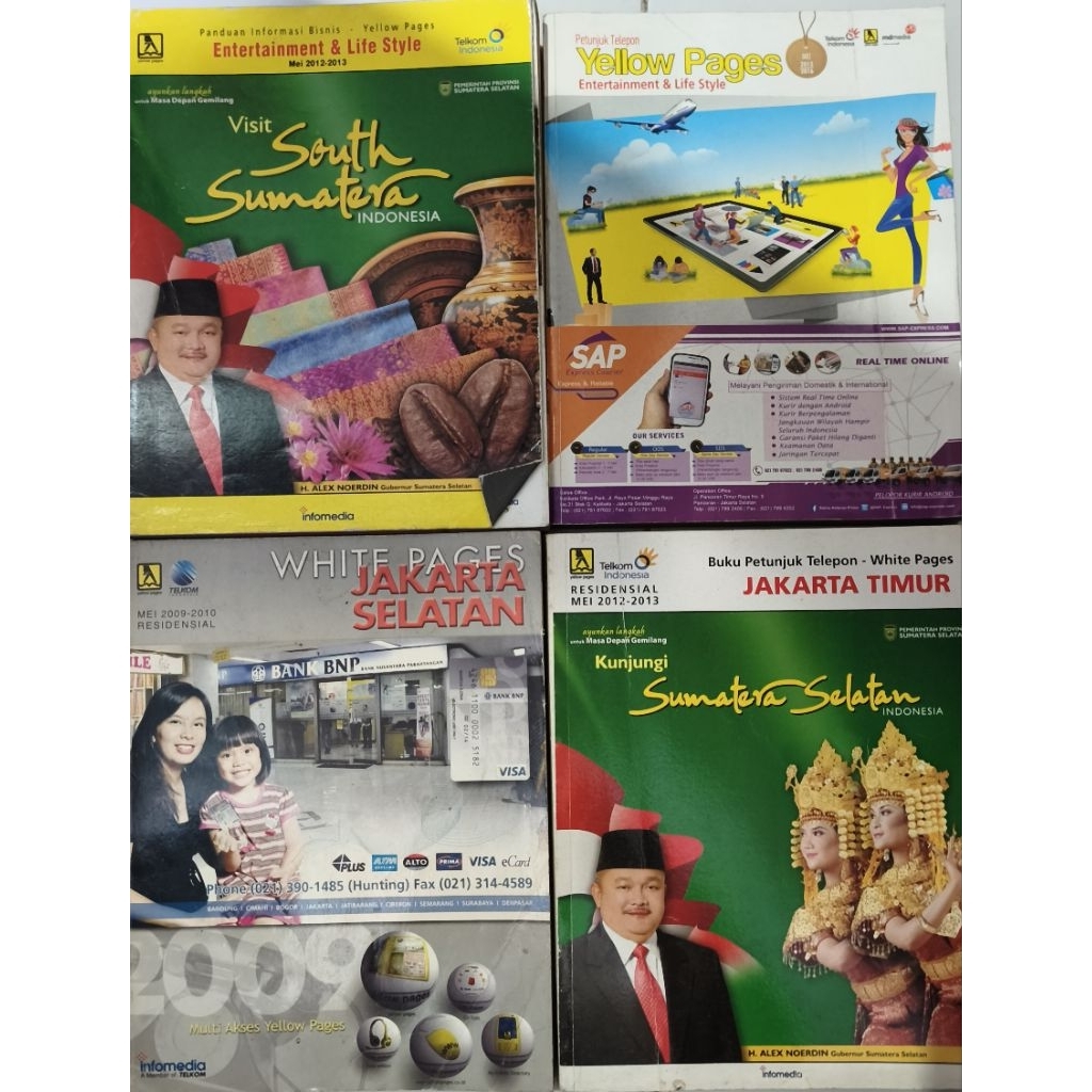 MAJALAH YELLOW PAGES BEKAS