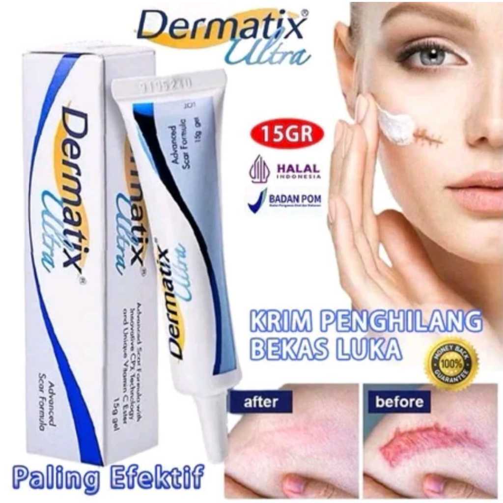 [ORIGINAL] Dermatix Penghilang Bekas Luka Dermatix Ultra Gel 15gr Obat Bekas Luka Koreng,Bekas Jahit