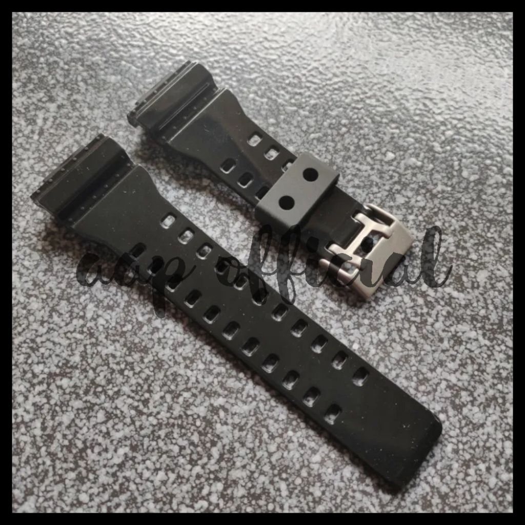 Tali Jam Tangan Casio G shock Ga 100CF 1A Rubber Strap Jam Casio Ga 100CF-1A