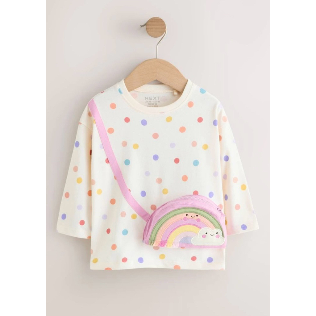 NEX***T - RAINBOW LS BAG TOP 1,5-2y