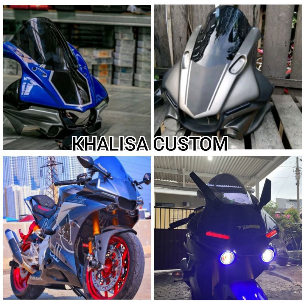 Cover headlamp Yamaha r15 v3 Model R1 Lampu projie