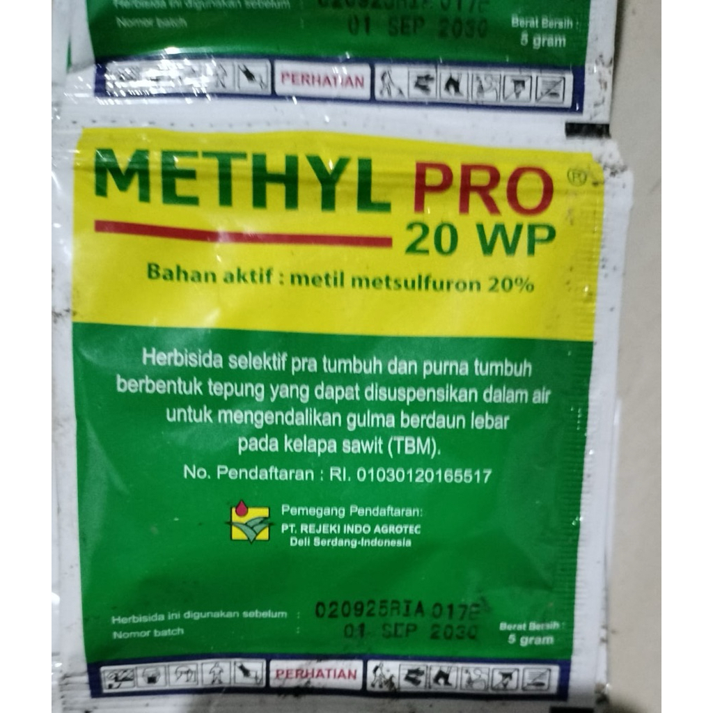 Herbisida Methyl Pro 20 WP Kemasan 5gr
