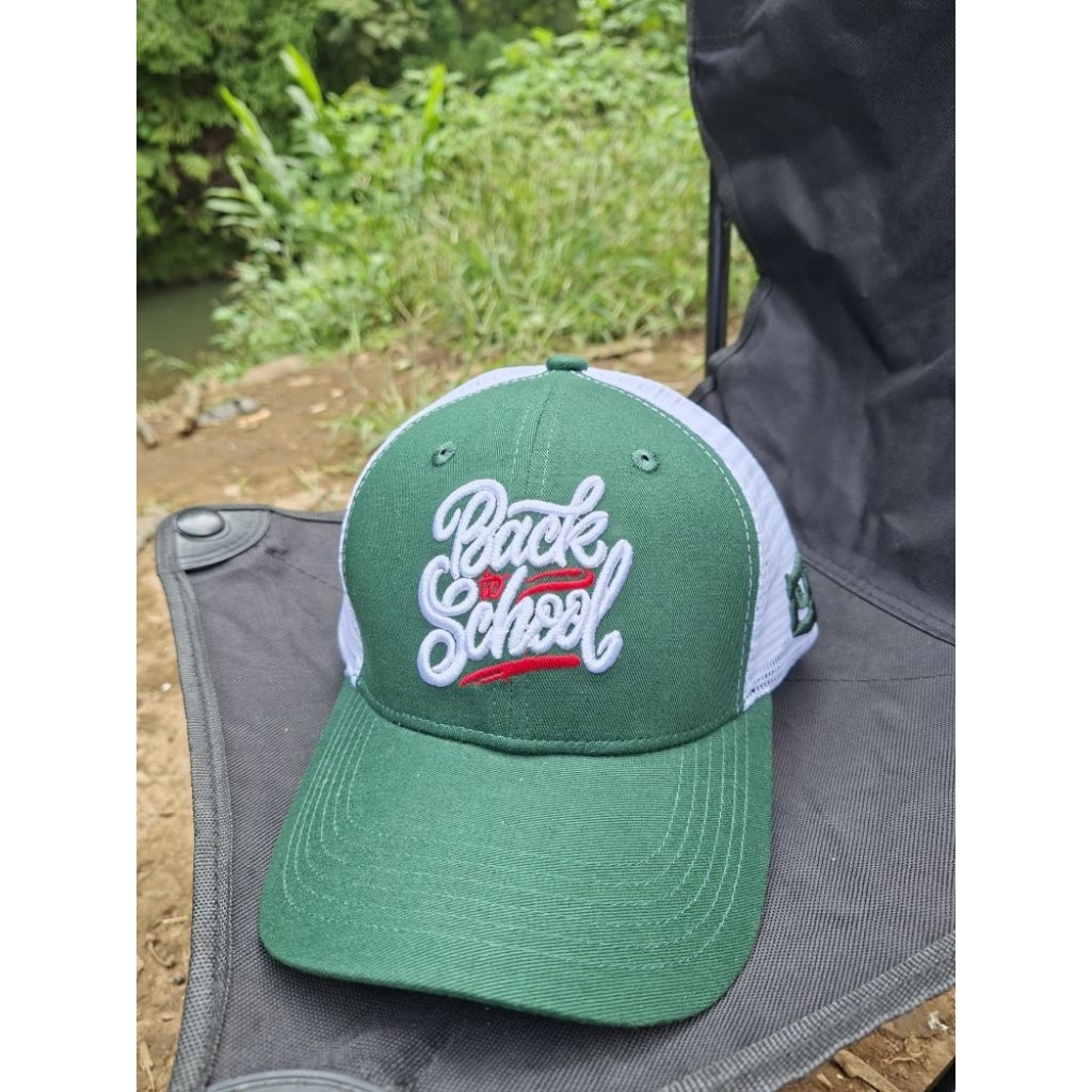 topi baseball hijau keren topi hijau putih