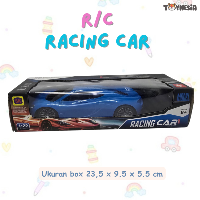 TOYNESIA Mainan Anak Mobil Remote Control RC Racing Car Sport Balap Murah SK668A