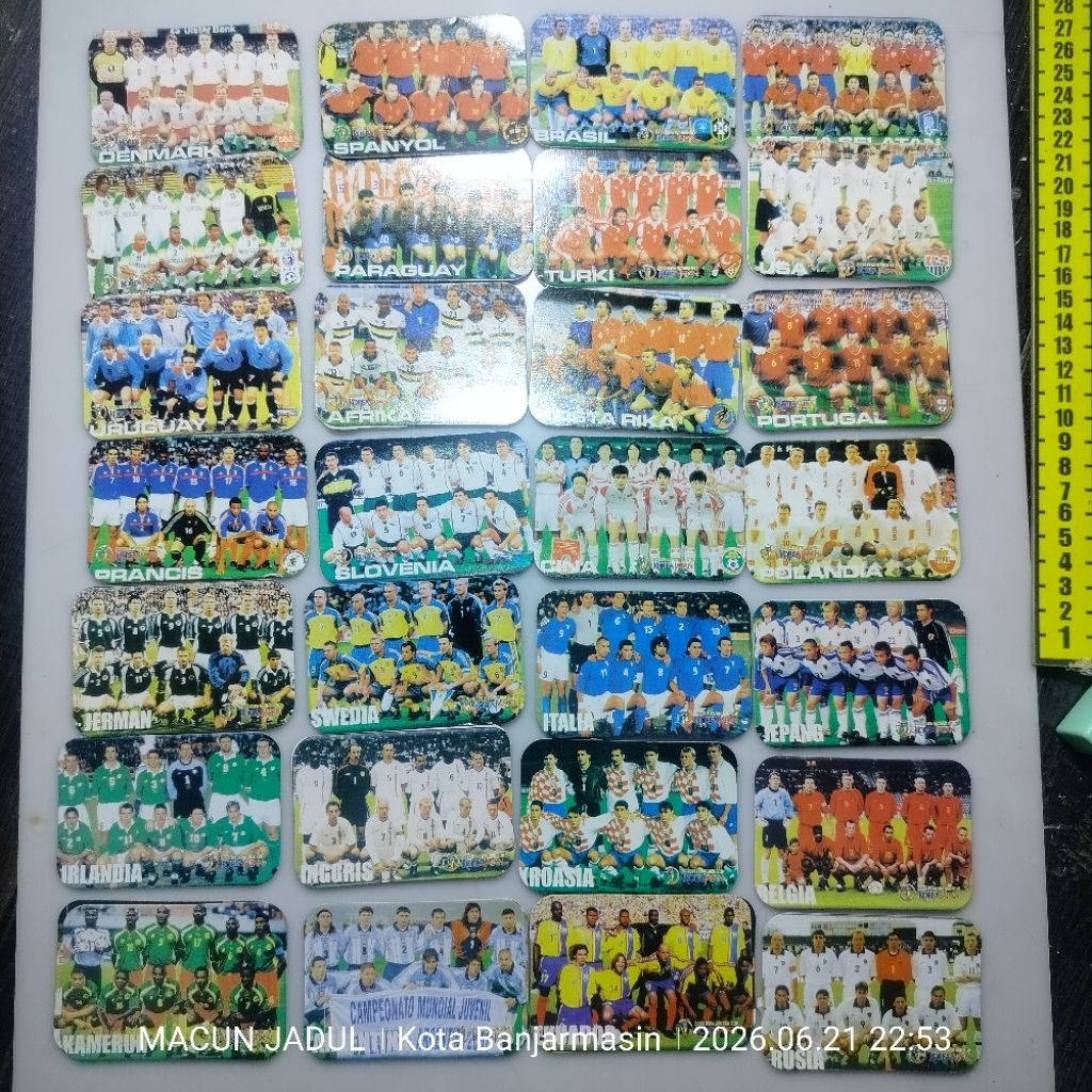 KARTU NAMA JADUL, KARTU NAMA SUPER WORLD CUP 2002, KARTU JADULAN, KARTU NOSTALGIA 90AN