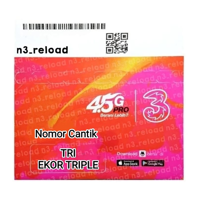 Nomor Cantik Tri Triple Ekor