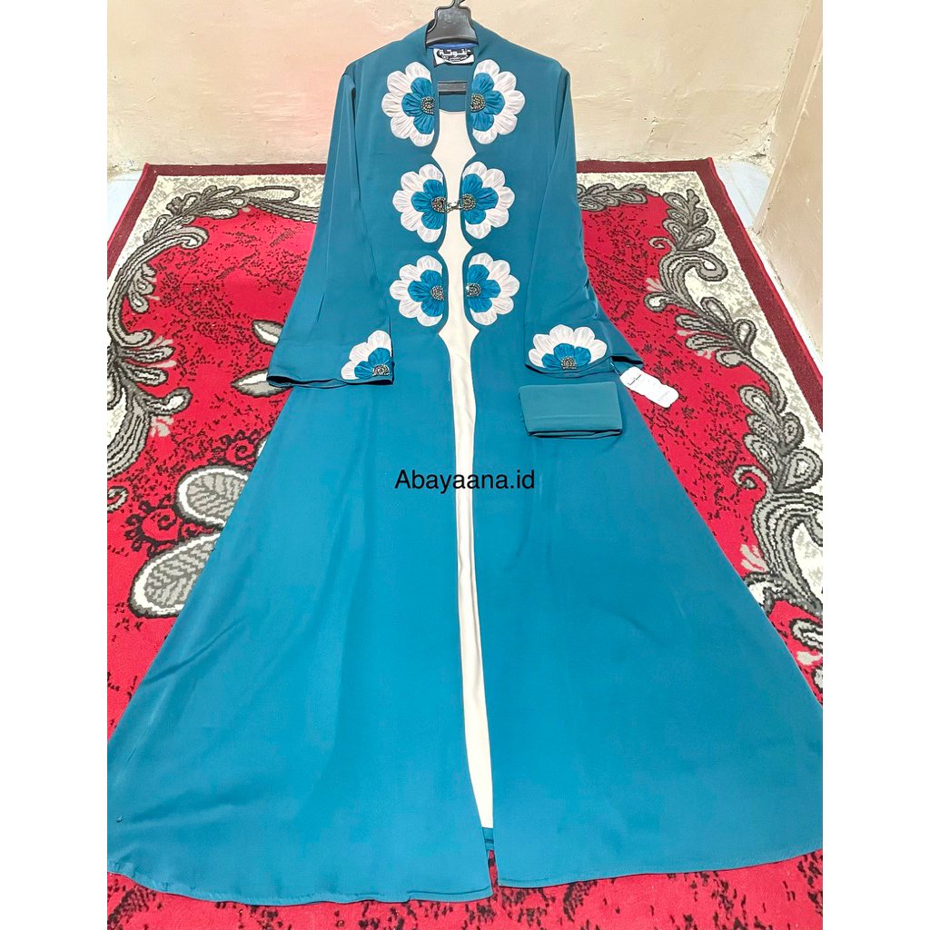 Abaya Mesir bunga // Abaya Mesir Banutah // Abaya Mesir Impor Ori
