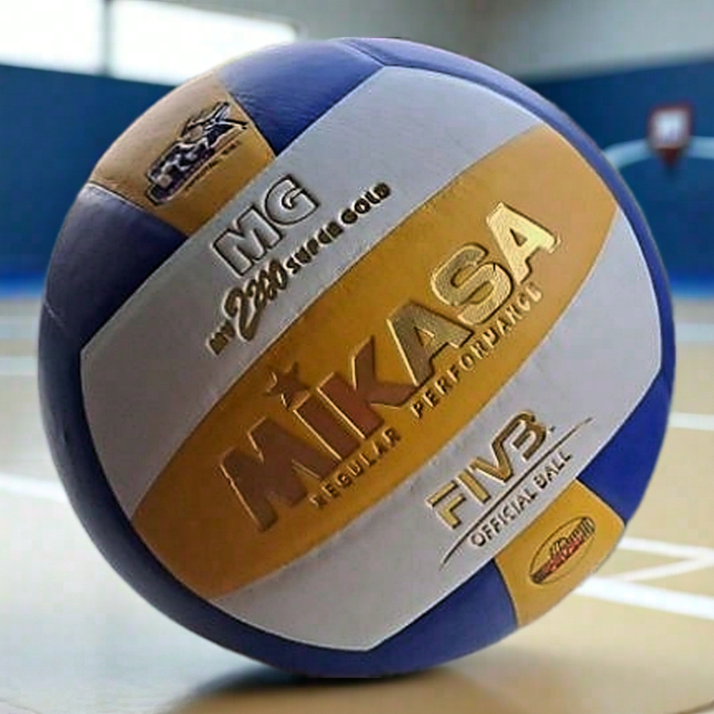 BOLA VOLI MIKASA MV2200 SUPERGOLD UKURAN 5 KUALITAS PREMIUM IMPORT MADE IN JAPAN RINGAN SANGAT EMPUK