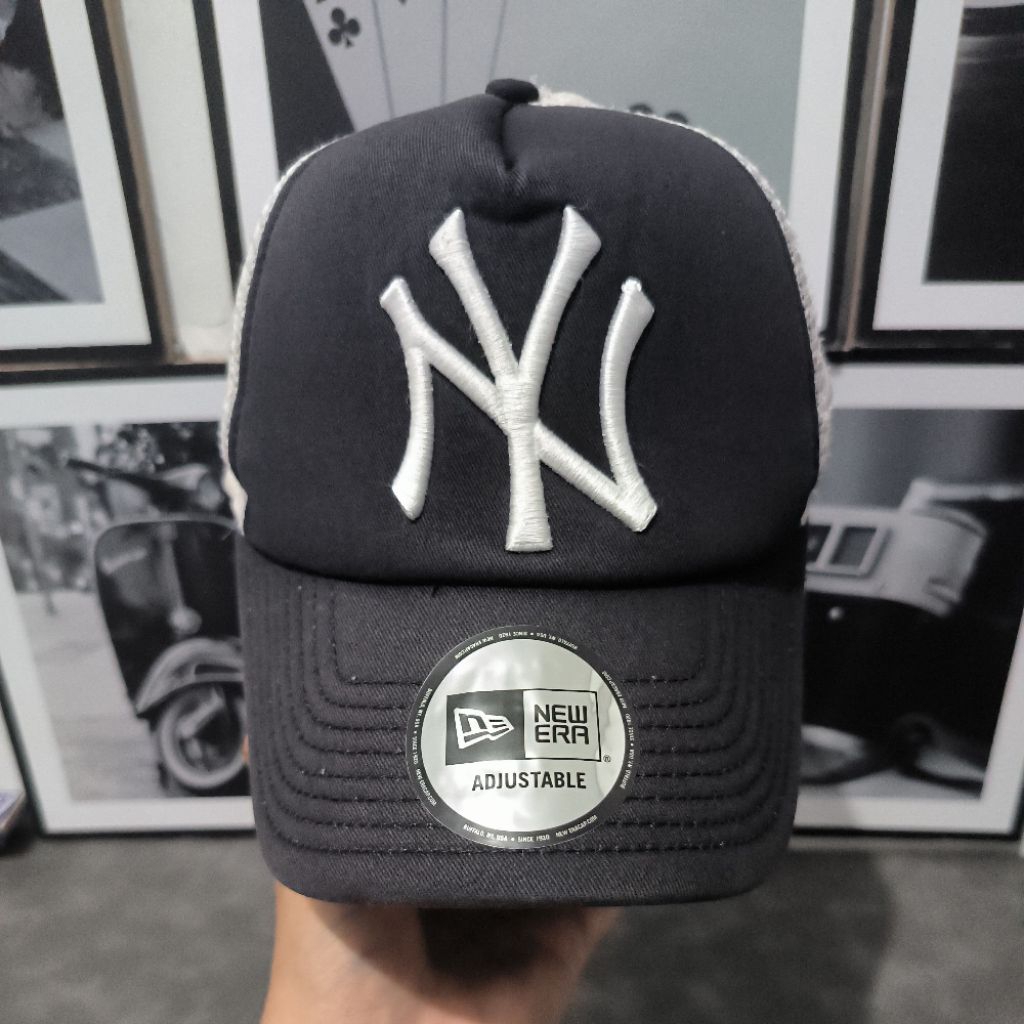 Topi New Era NY Yankees A Frame Trucker Original