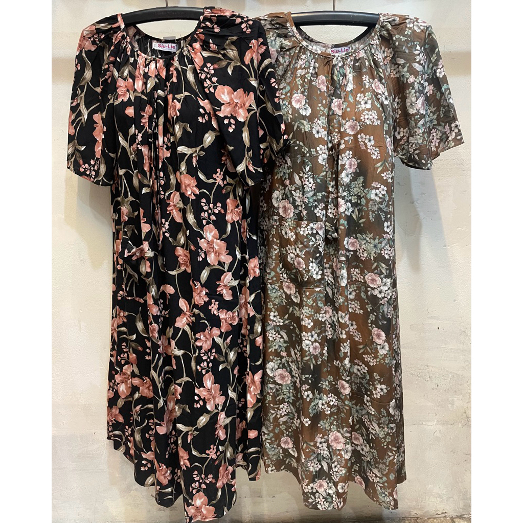 Siu lie daster Kerut LD 120 Rayon Premium/siu lie baju tidur Rayon Premium adem