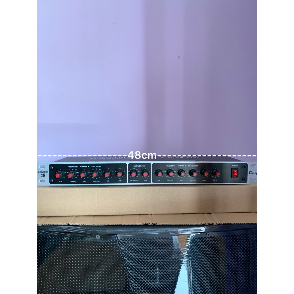 crossover aktif active crossover 4 way subwoofer 4 way