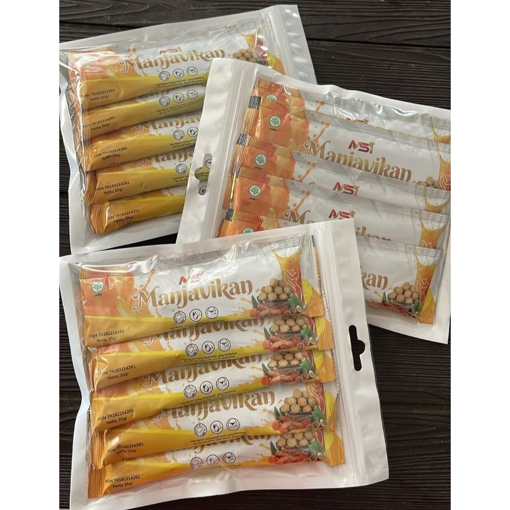 Paket 5 sachet MANJAVIKAN MSI Asli Original