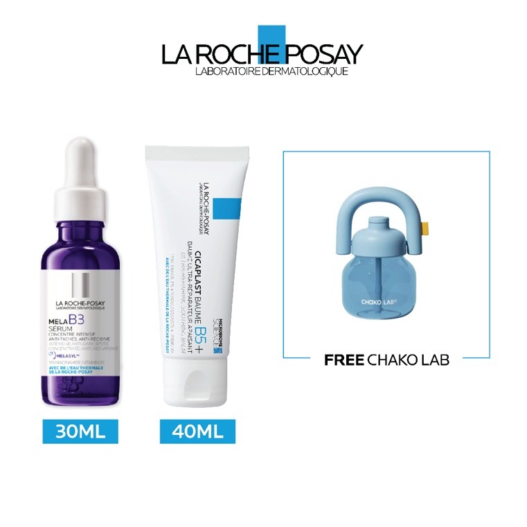 [HBD SPECIAL] La Roche Posay Niacinamide Serum & Cicaplast Baume FREE CHAKO LAB 1.1 L