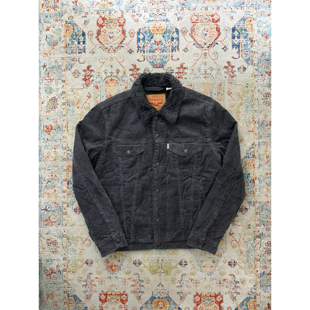 Trucker corduroy sherpa levis
