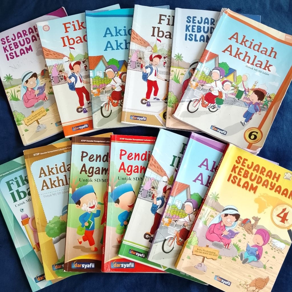 Buku Darsyafii MI SD Sejarah Kebudayaan Islam Akidah Akhlak Fikih Ibadah PAI Pendidikan Agama Islam