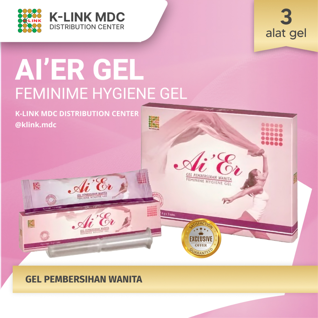 [EXCLUSIVE] AI ER Feminine Hygiene Gel (1 Box isi 3 Alat Gel) Pembersih Kewanitaan Gen Puyikang Taka