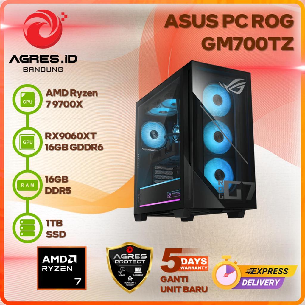 ASUS PC ROG GM700TZ RYZEN 7 9700X RX9060XT 16GB 1TB