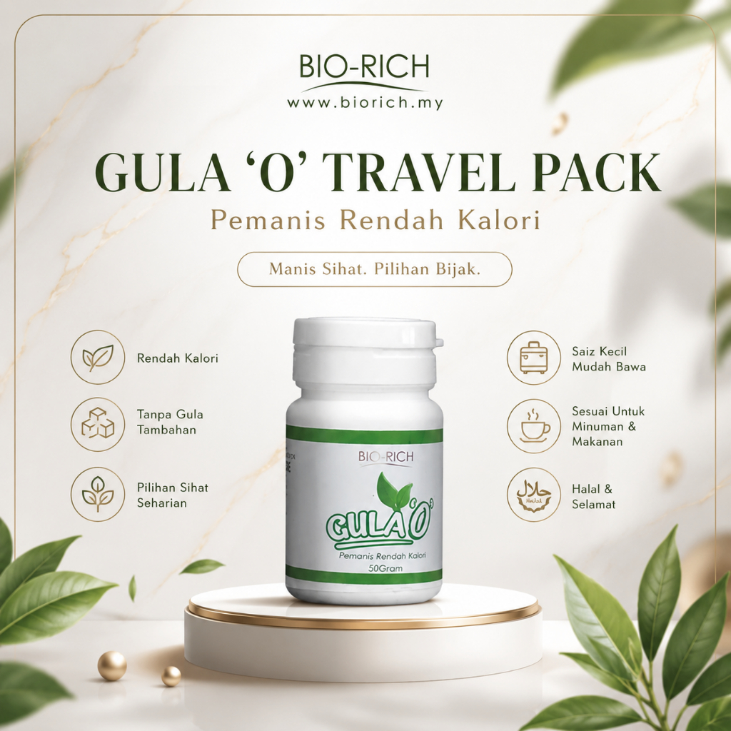 Gula O Gula 0 kalori Original Bio Rich Malaysia Gula Sehat - HARGA 1 BOTOL