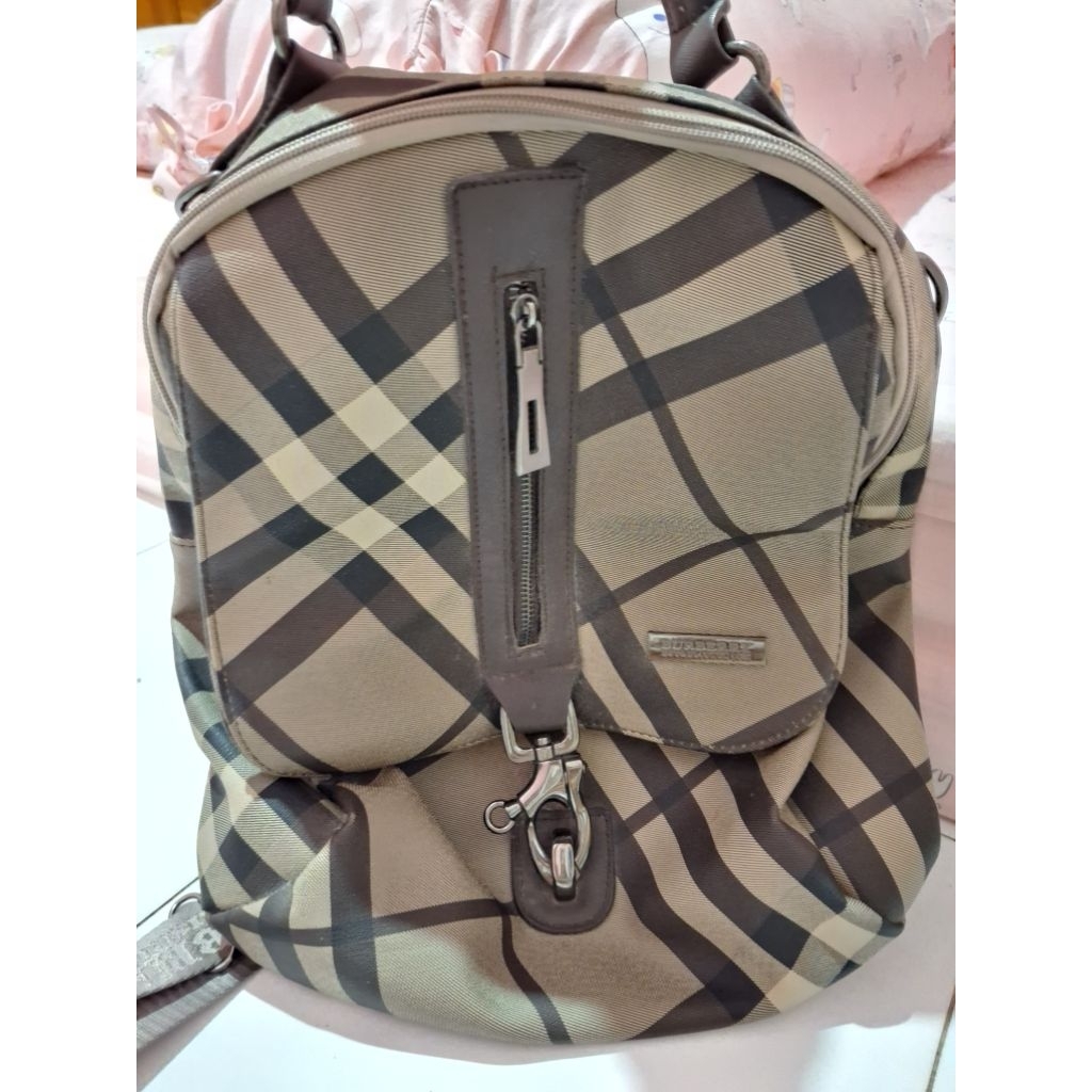 Preloved tas ransel burberry