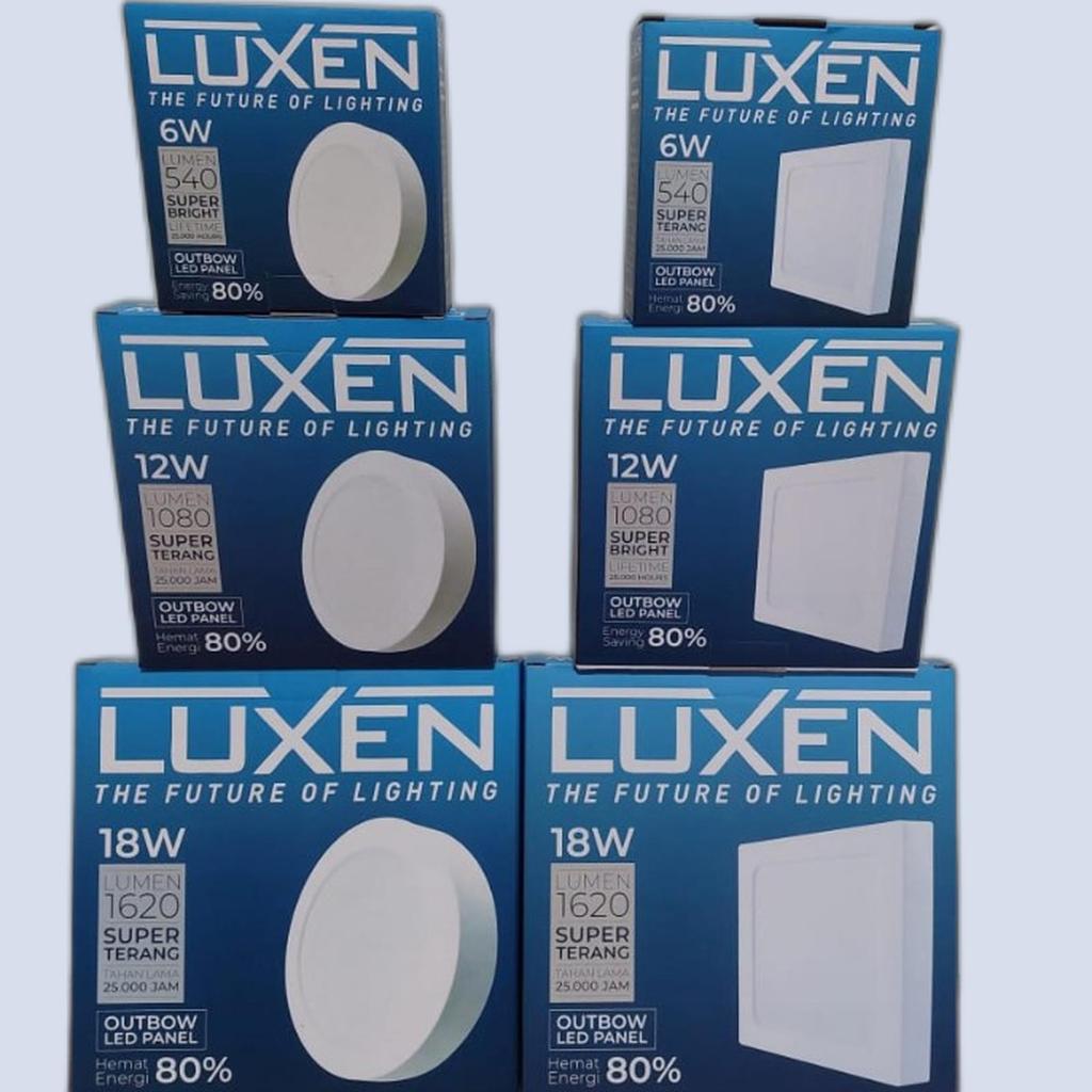 LUXEN PANEL DOWNLIGHT OUTBOW (BULAT dan KOTAK)