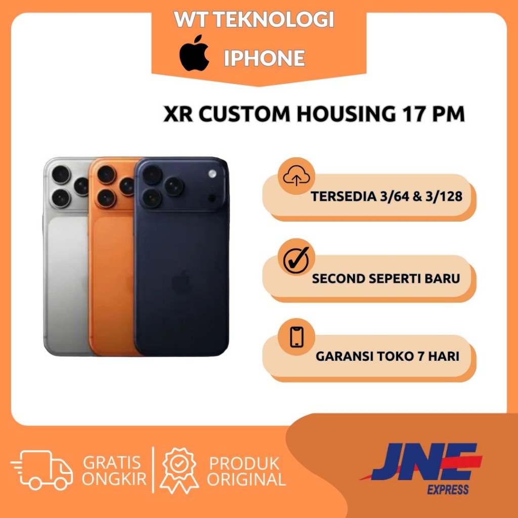 Iphone XR 64GB I 128GB - housing 17 Pro second ori unit only
