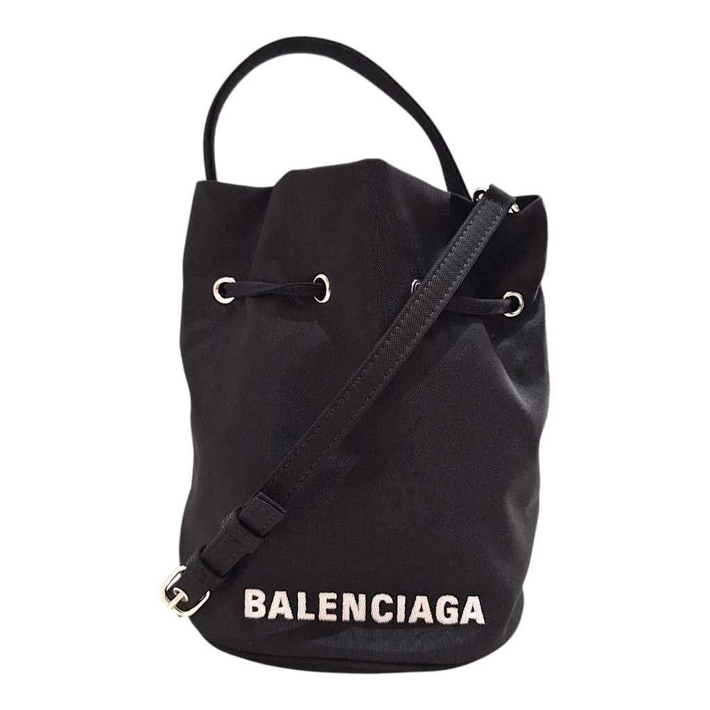 Preloved Balenciaga Mini Bucket Nylon Bag Authentic