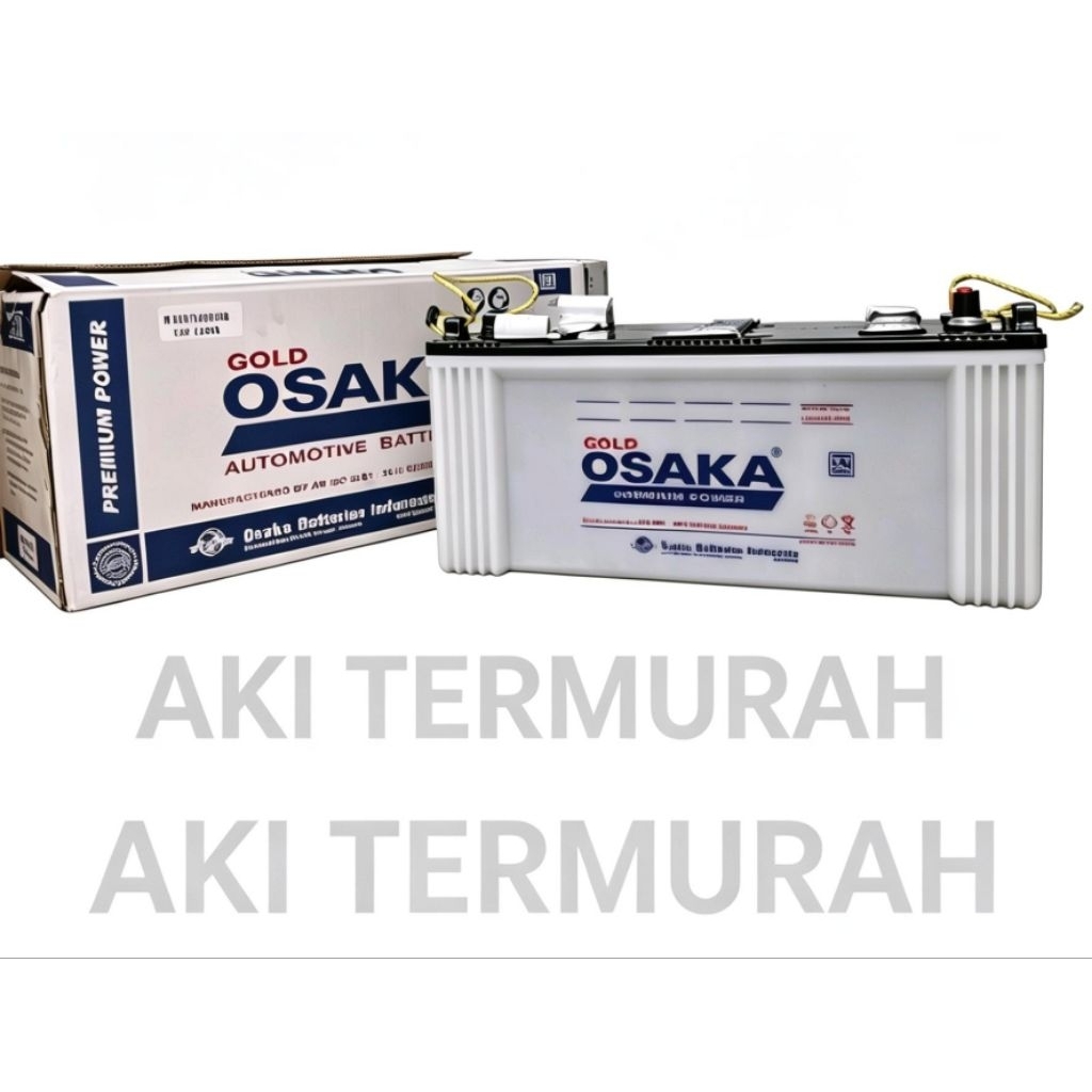 Aki Mobil Osaka N 150 ( 145G51R ) 12V 150Ah Original untuk Genzet, Traktor, Generator