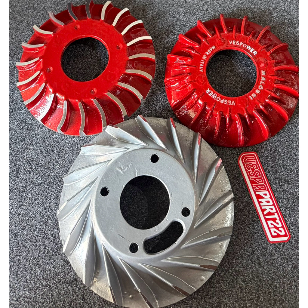 Kipas Maghnit Magnit Magnet Replika Malossi Polini Vitalia Model Racing Vespa PX PS Super Sprint Exc