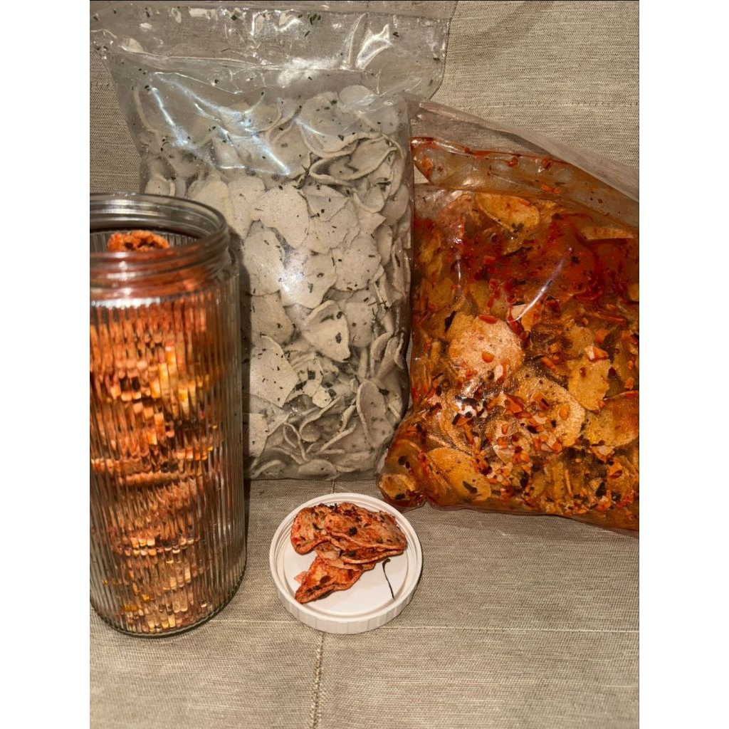 Basreng Kiloan 1KG 37RIBU Kriuk Kering Premium Original Gurih Pedas Manis Cemilan Pedas Snack Viral