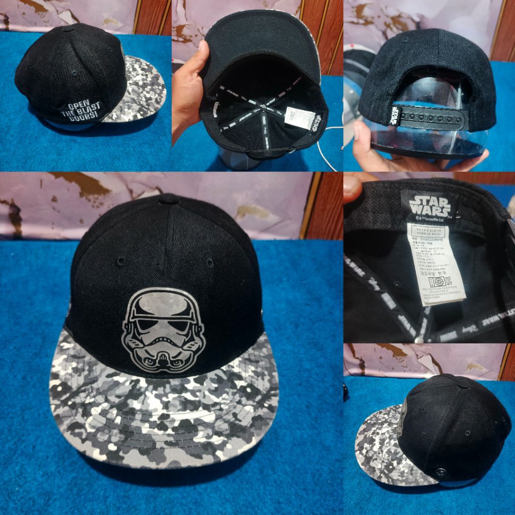 Topi second_STAR WARS snapback harga 90k+admin boleh link kecil sisaTF