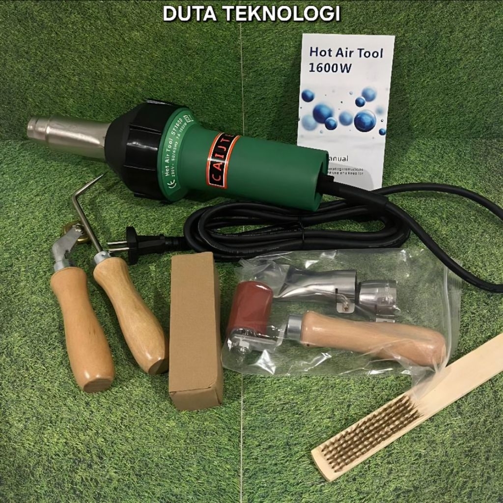 Hot Air Torch Plastic Welding Gun Welder 220V 1600W