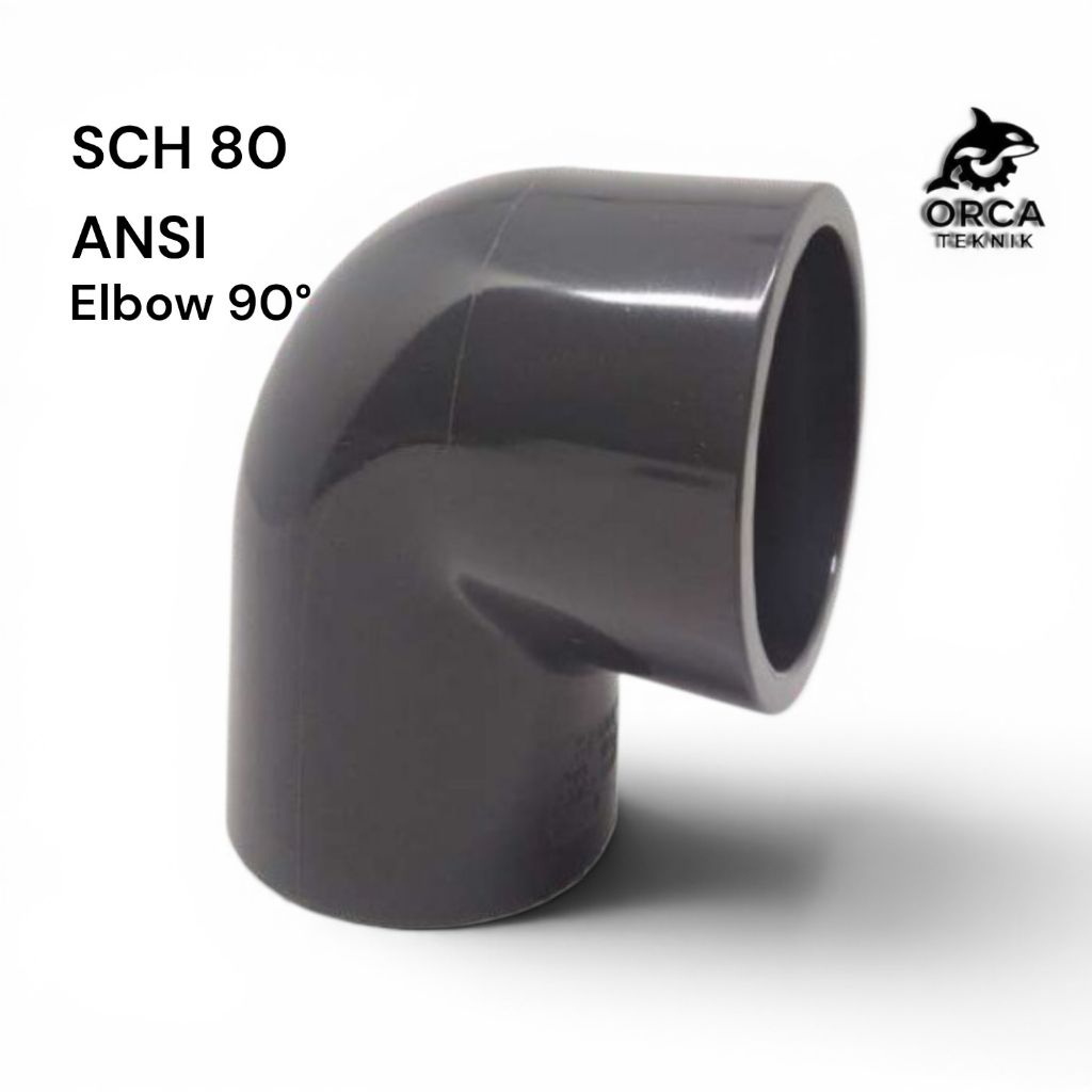 Elbow Knee 90° UPVC SCH 80 ANSI / Elbow Knee 90 DEG UPVC SCH 80 ASTM